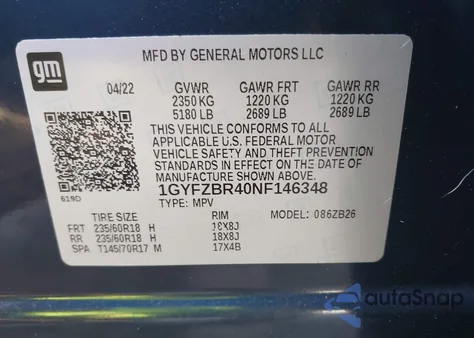 2022 Cadillac Xt4 Awd Luxury from USA, damaged, VIN 1GYFZBR40NF146348